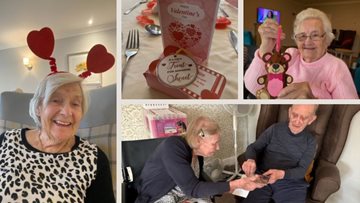 Valentines Day at Kirkwood Court care home